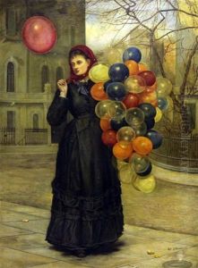 The Balloon Seller by Philip Richard Morris