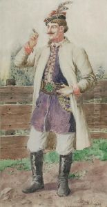 Portret Mlodego Mezczyzny by Seweryn Bieszczad