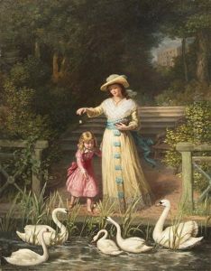 Feeding The Swans by Philip Richard Morris