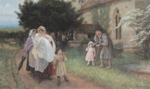 The Christening Party by Philip Richard Morris