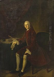 Portrait Of William Pitt, 1st Earl Of Chatham by William Bright Morris