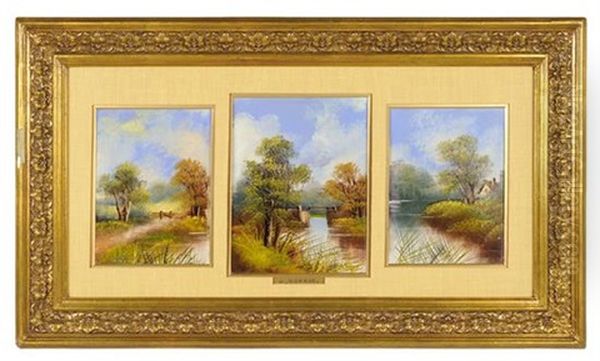 Favorite Streams (3 Works Framed Together) - view 1