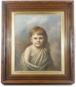 Portrait Of A Young Girl by Hal Alexander Courtney Morrison