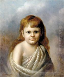 Portrait Of A Young Girl by Hal Alexander Courtney Morrison