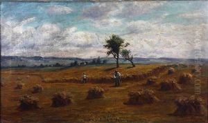Farmers Baling Hay by Jonathan Bradley Morse