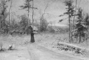 A Twilight Walk In Winter by Jonathan Bradley Morse
