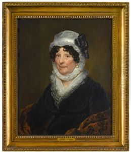 Portrait Of Dolley Madison (1768-1849) by Samuel F.B. Morse