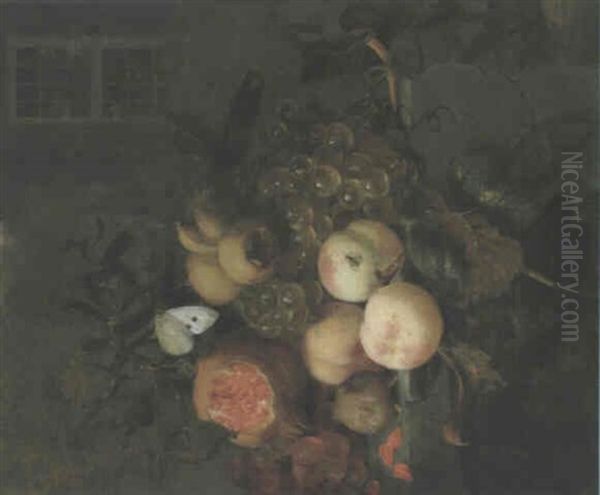 Stilleben Mit Fruchten Und Einem Schmetterling - view 1