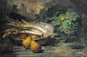 Vegetables And Pears by Frans Mortelmans