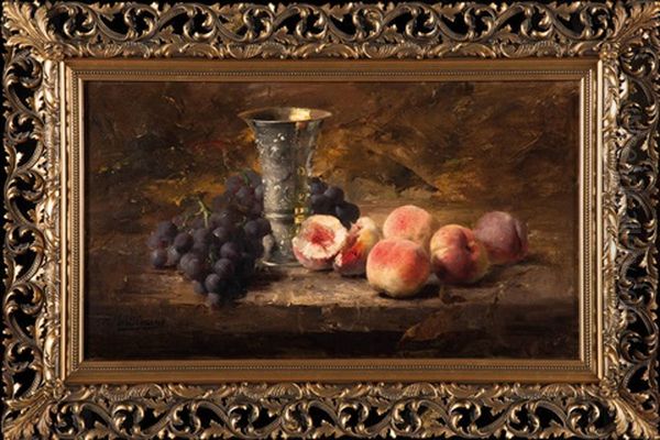 Nature Morte Aux Peches Et Aux Raisins - view 1
