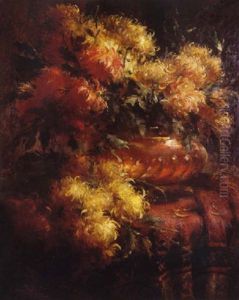 Bouquet De Fleurs by Frans Mortelmans