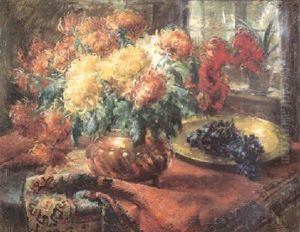 Chrysanten En Druiven