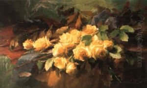 Gele Rozen by Frans Mortelmans