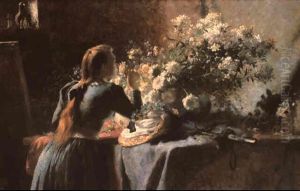 Visiting The Studio by Frans Mortelmans