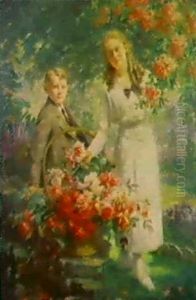 Le Bouquet De Printemps by Frans Mortelmans