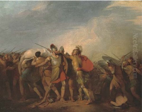 The Removal Of The Body Of Patroclus - view 1