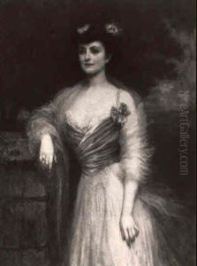 Portrait Of The Baroness Von Schork Portrait Of The Baroness Von Schork