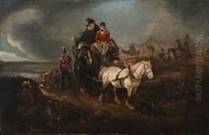 Horse Carriage With People thumbnail