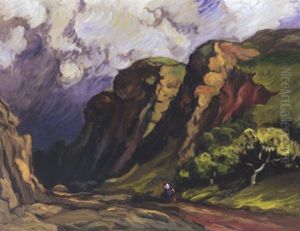 The Mountain Pass by Thomas Corson Morton