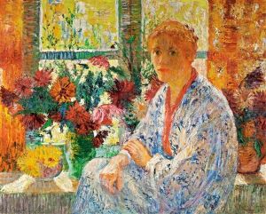 Femme Au Kimono