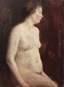 Nu Feminin De Trois Quarts by Francis Morton-Johnson