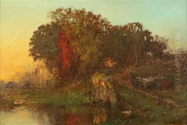 Beside A Pond - view 1