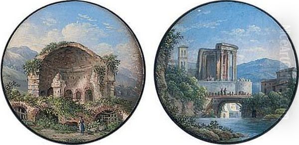 The Temple Of Vesta At Tivoli - view 1