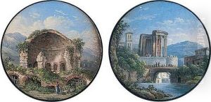 The Temple Of Vesta At Tivoli by Tommaso Bigatti