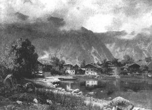 Ansicht Von Iselwald Am Brienzer See by Adolf Mosengel