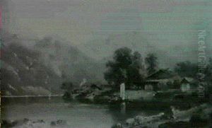 Iseltwald Am Brienzer See Im Berner Oberland by Adolf Mosengel