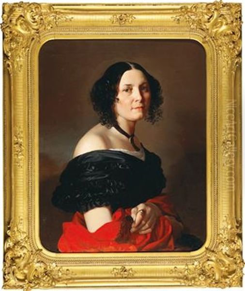Portrait Of Elena Irineevna Chreptowicz-titoff - view 1