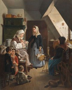 Der Besuch In Der Dachstube by Ernst Moser