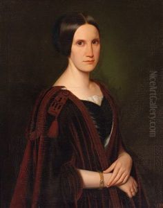 Bildnis Der Juliana Von Fradeneck Verehelicht Mit Dr. Julius Von Vest (k. K. Kreisphysiker) Laut Familientradition by Ernst Moser