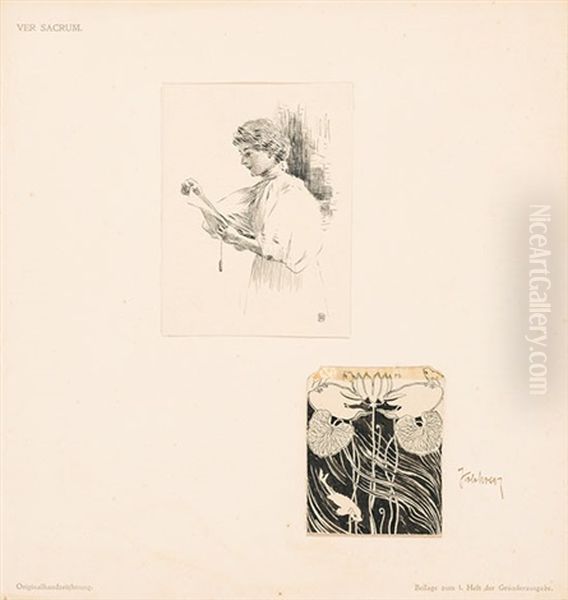 Lesendes Madchen - view 1