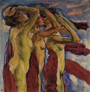Die Drei Grazien by Kolo Moser