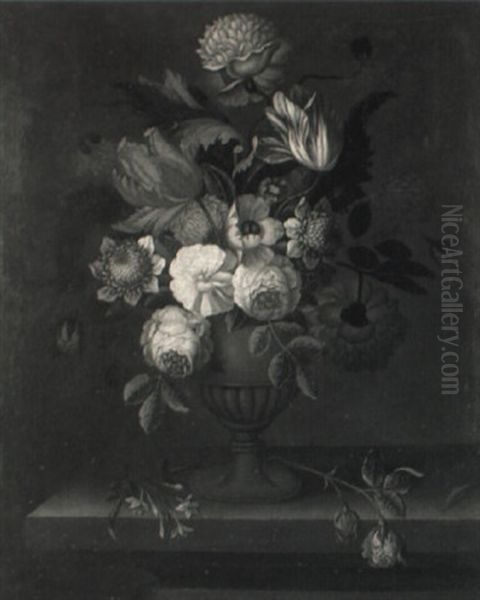 Still Life Of Summer Flowers - view 1
