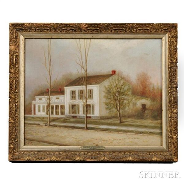 Portrait Of A White Greek Revival House - view 1