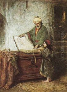Teaching The Koran by Gustave Henry Mosler