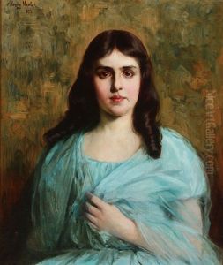 A Beautiful Debutante by Henry Mosler