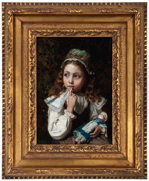 Girl With Doll - view 1