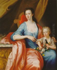 Portrait Of Ann, Countess Of Aberdeen, With Her Eldest Son, William Portrait Of Ann, Countess Of Aberdeen, With Her Eldest Son, William