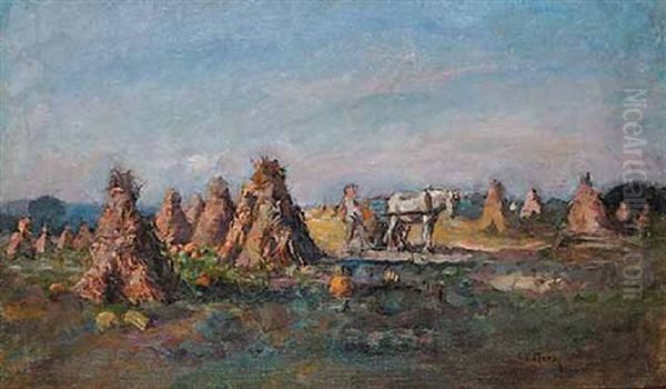Untitled - Harvest Scene - view 1