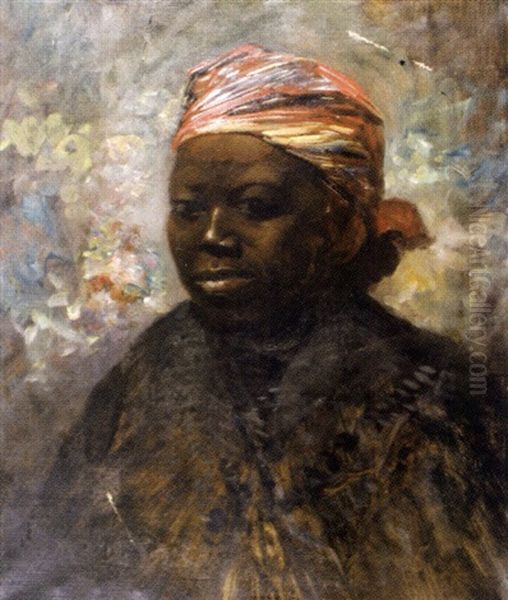 Jeune Africaine Au Turban - view 1