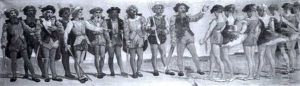Le Char De La Lyre, Carnaval De Nice by Alexis Mossa
