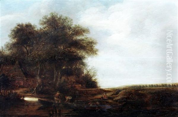 Landschap Met Fuikenvissers - view 1