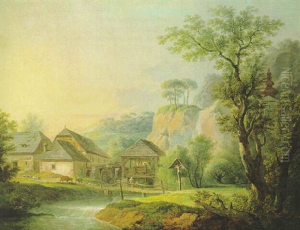 Alte Muhle In Nusdorf An Der Theiss - view 1