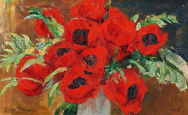 Blumenstrauss Mit Rotem Mohn - view 1