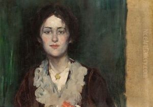 Portrait Einer Jungen Frau Portrait Einer Jungen Frau