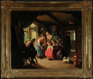 Ankleidung Zum Ersten Kirchgang by Ludwig August Most