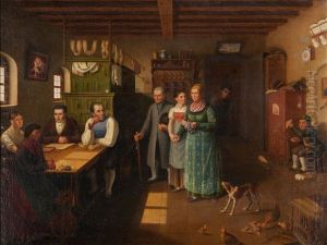 Farmhouse by Ludwig August Most